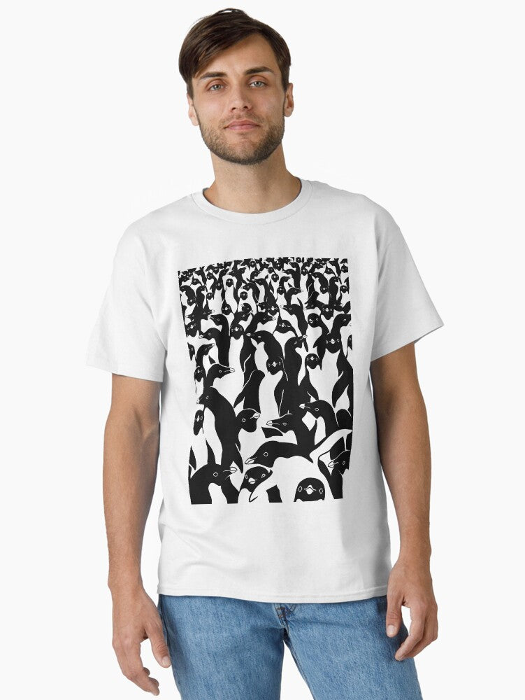 meanwhile penguins Classic T Shirt T Shirt High Search Demand Fan Favorite