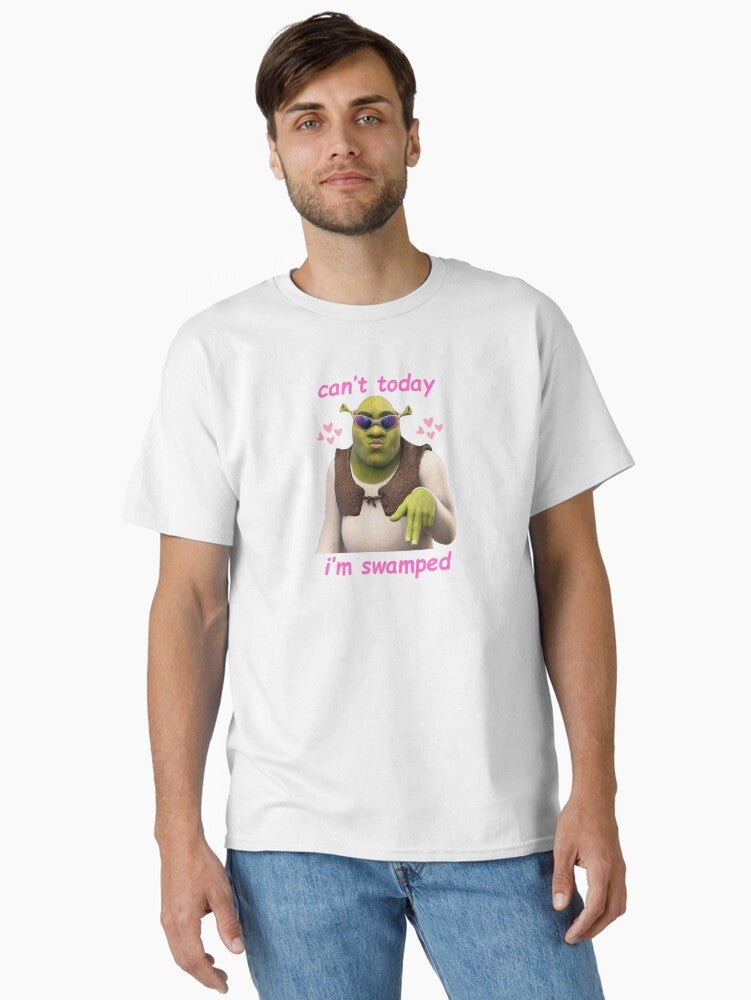can't today i'm swamped Classic T-Shirt | Premium Unisex T-Shirt, Trending Graphic Tee
