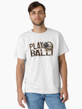 Play Ball Baseball Art Classic T Shirt T Shirt Comfort Fit Fan Favorite