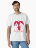 Happy Valentine day cats funny cats Classic Shirt T Shirt Clean Design