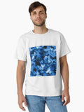 Blue Camo seamless pattern Classic T Shirt T Shirt Best Seller Look Streetwear Essential