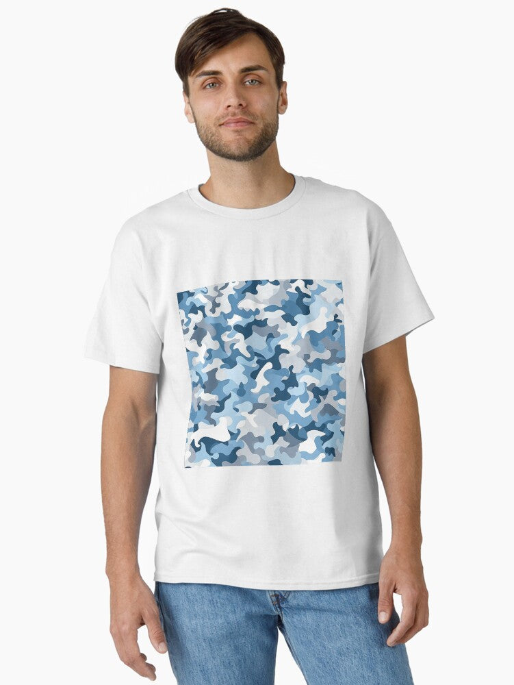 Naval Camo 4 seamless pattern Classic T Shirt T Shirt High Search Demand High CTR Pick