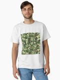 Forest Camo 11 seamless pattern Classic T Shirt T Shirt Aesthetic Fit Hot Search US