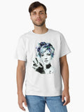 Monica Vitti Art Print Classic T Shirt T Shirt Comfort Fit Pop Art Style