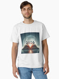 2026 Magical Book of Light Futuristic New Year Artwork Classic T Shirt T Shirt Comfort Fit Best Seller Look