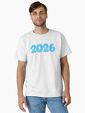 2026 Aqua Blue Classic T Shirt T Shirt Trending US Modern Aesthetic