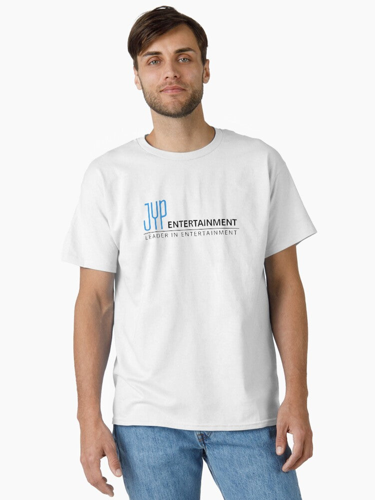 JYP Entertainment Logo Classic T Shirt T Shirt Comfort Fit Daily Wear