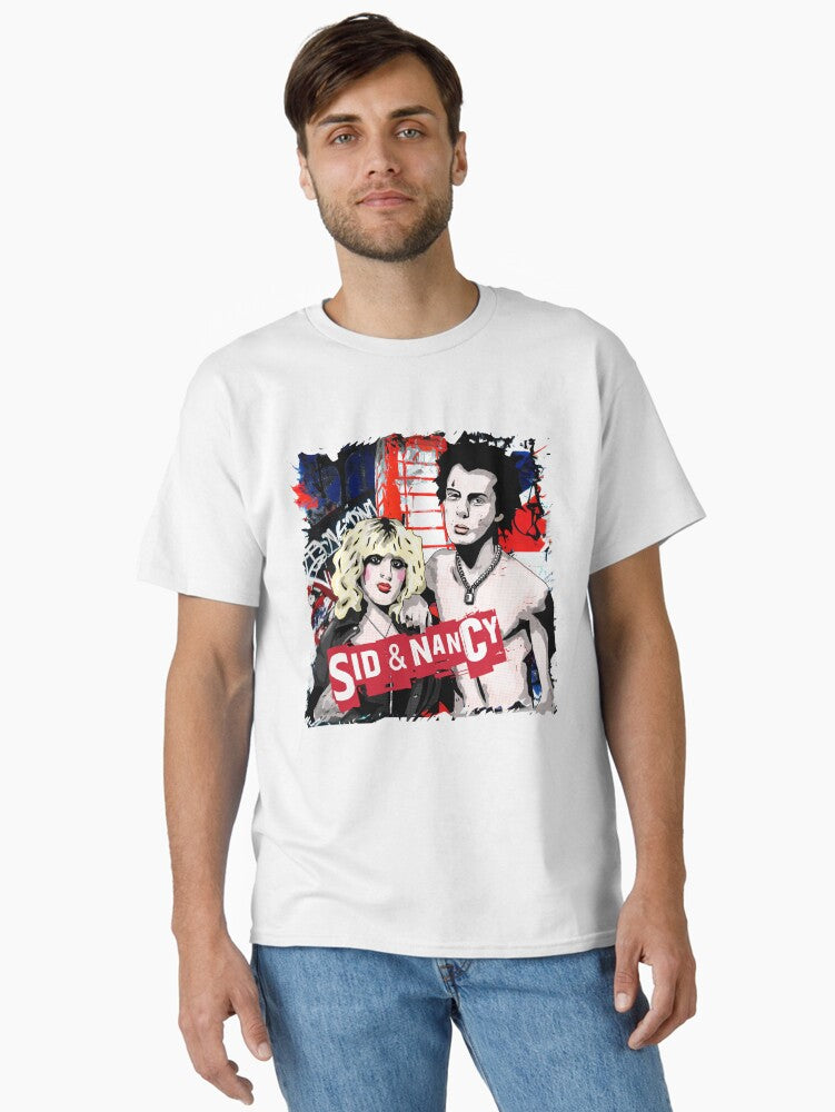 Sid And Nancy Iconic Punk Pop Art Aesthetic Classic T Shirt T Shirt Comfort Fit Daily Wear
