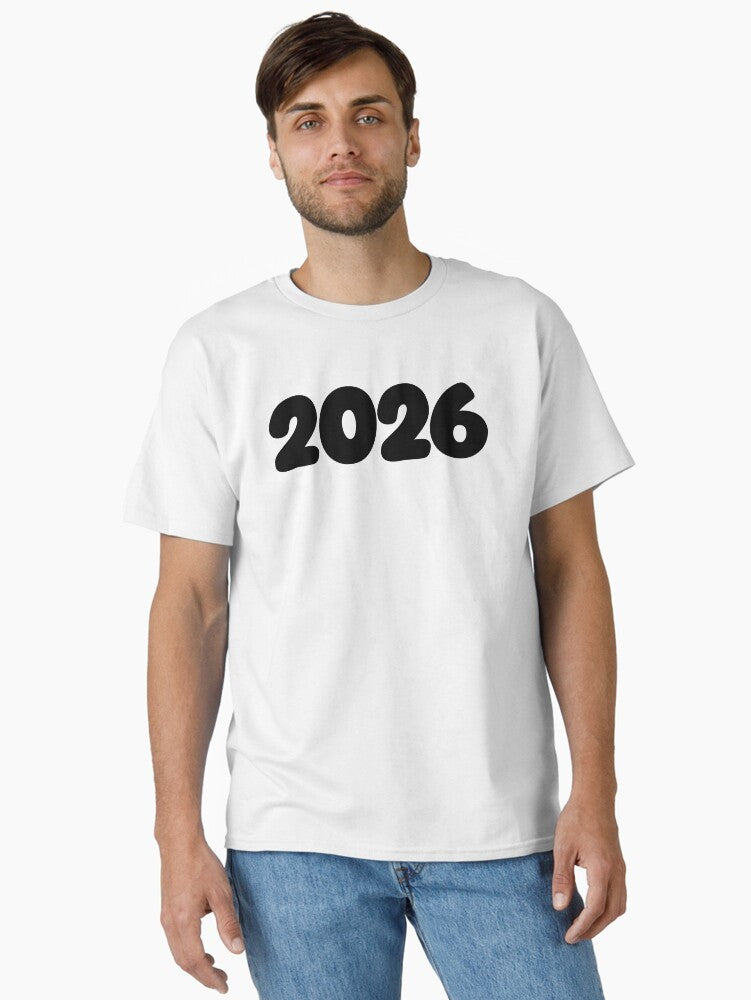 2026 Classic T Shirt T Shirt Viral TikTok New Year Trend