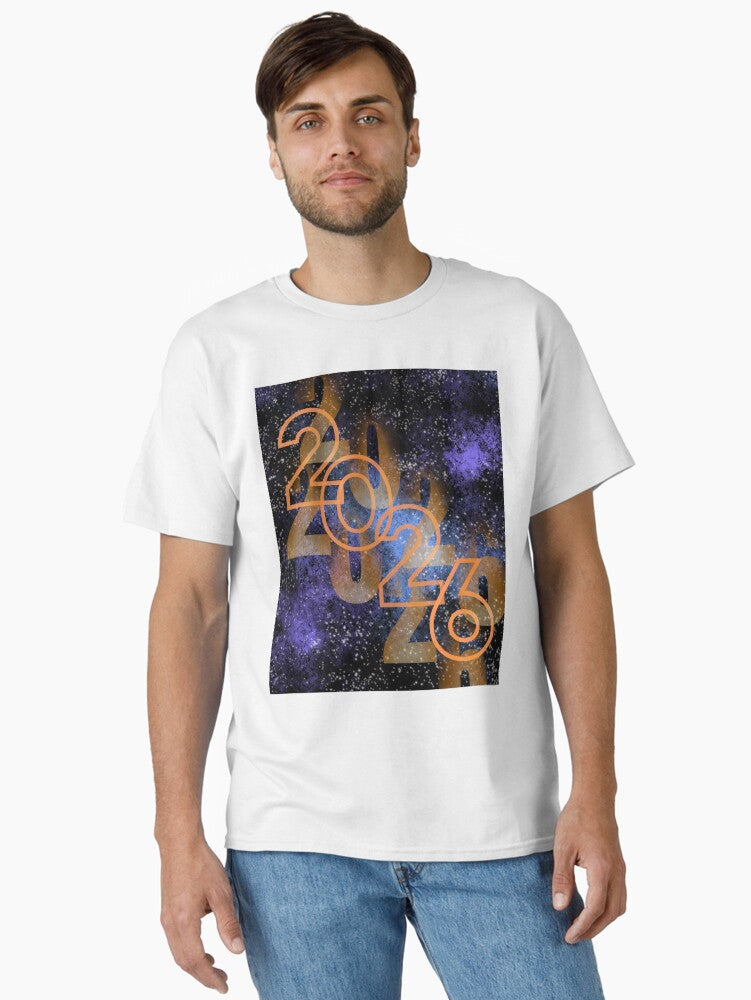 2026 Cosmic Galaxy Starry Space Design Classic T Shirt T Shirt Viral TikTok Daily Wear