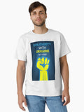Solidarity with Ukraine no war Classic Shirt T Shirt US Market
