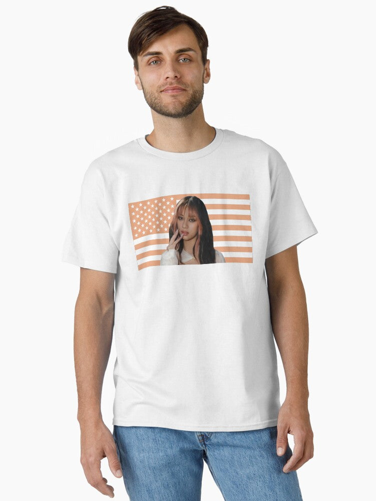 Megan American Flag Classic T-Shirt