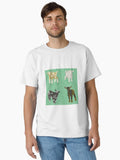 Baby Goats Pattern Green
