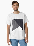 Grey geometric triangle Classic Shirt T Shirt Everyday Wear