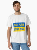STOP PUTIN STOP WAR Classic Shirt T Shirt Minimal Style