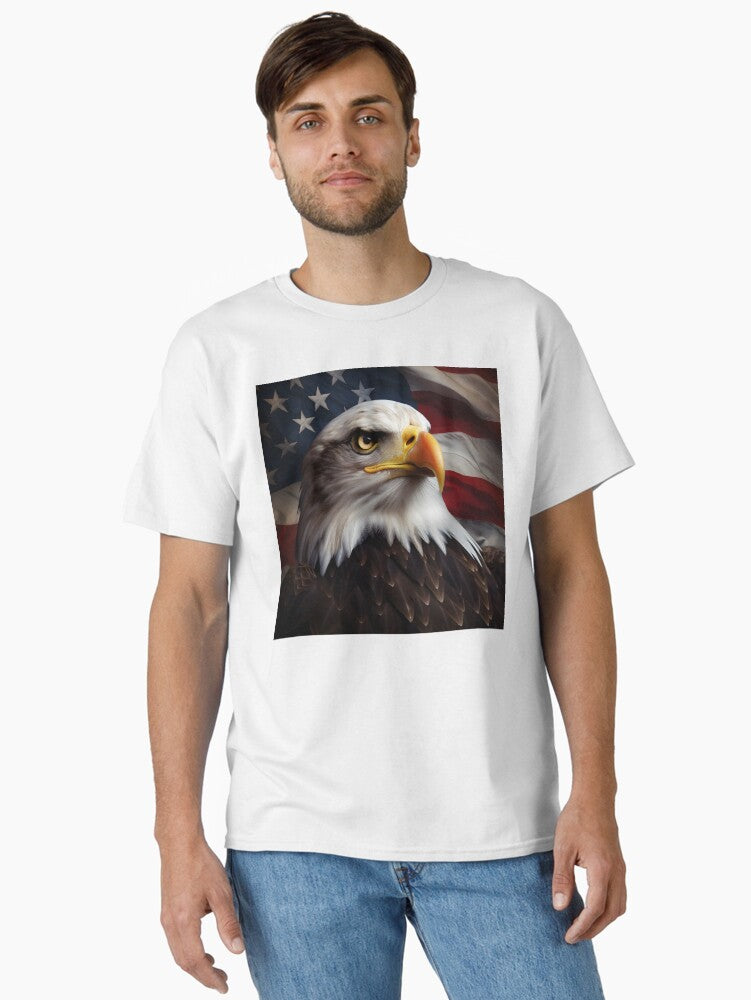 Proud American Eagle Classic Shirt T Shirt Minimal Style