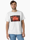 Happy 2026 with fireworks background Classic T Shirt T Shirt High Search Demand Best Seller Look
