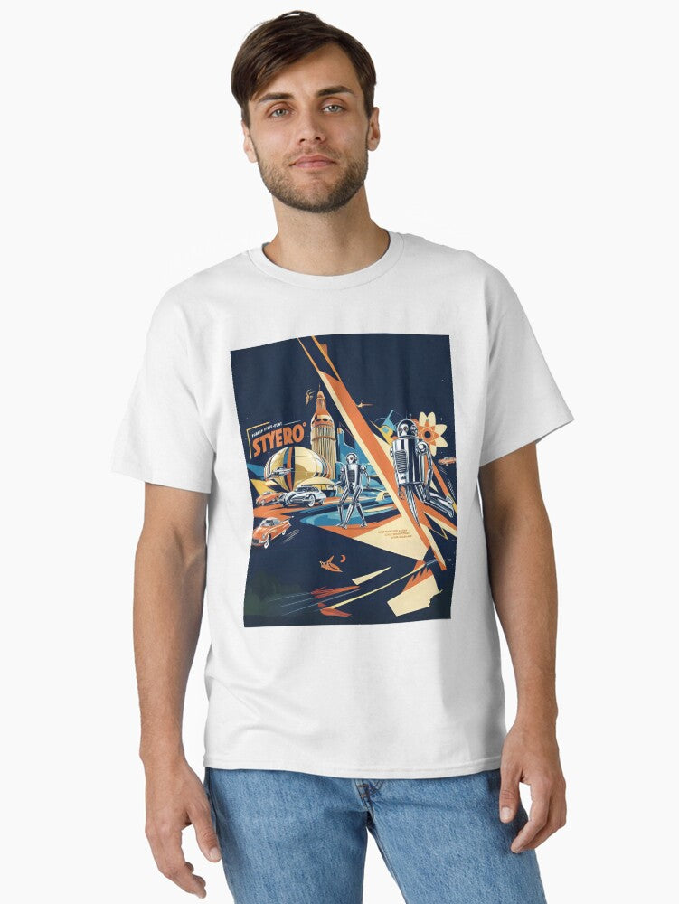 Styero Brand Advertisement Classic T-Shirt | Premium Unisex T-Shirt, Trending Graphic Tee
