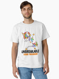 ADHD Awareness - Unicorn ADHD Warrior Ribbon UNBREAKABLE Classic T-Shirt