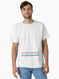 Colour stripes pattern Classic Shirt T Shirt Everyday Wear