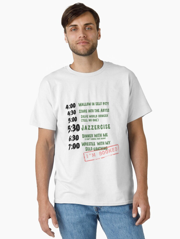 Grinch Funny Holiday Schedule Parody Art Classic T Shirt T Shirt Holiday Trending Christmas Season Pick