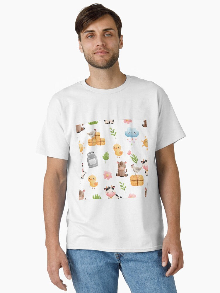 Cute Farm Animals Pattern