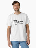 Copy of You are not doing your Cardio Sam Sulek Gym Quote Classic T Shirt T Shirt Minimal Style