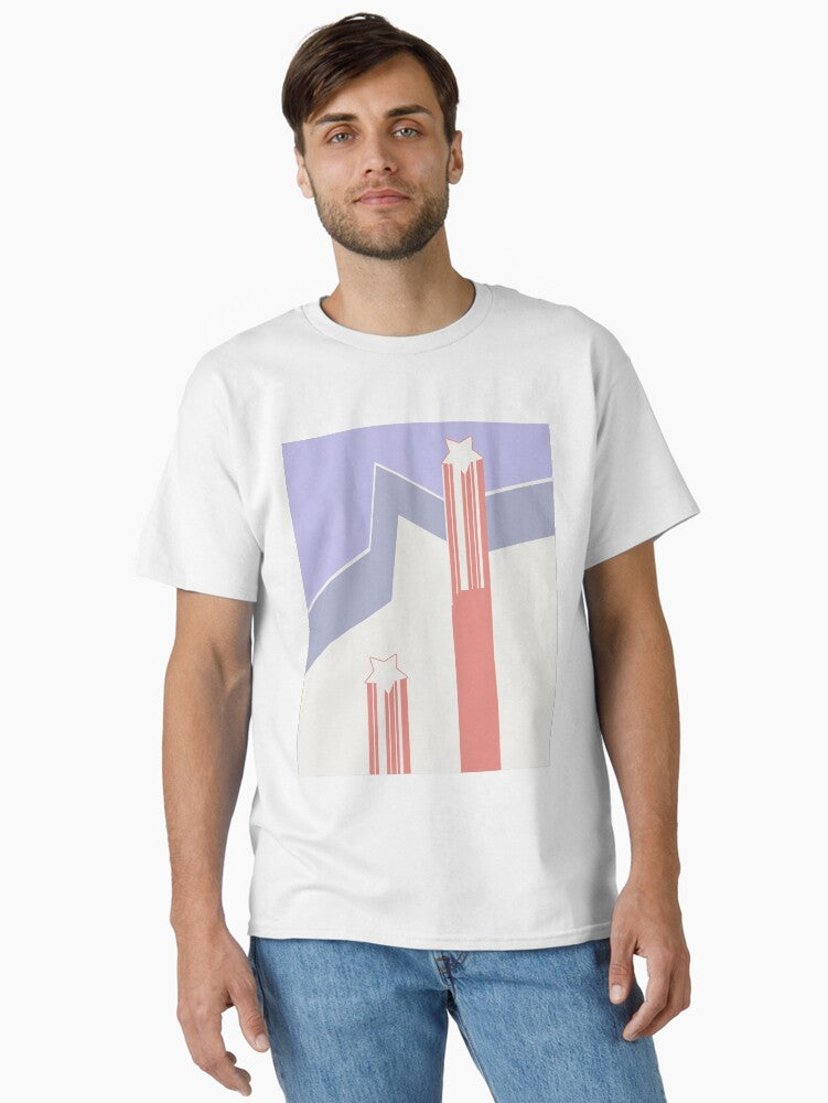 Retro Science Fiction Sci Fi Vintage Futurism Classic T-Shirt | Premium Unisex T-Shirt, Trending Graphic Tee