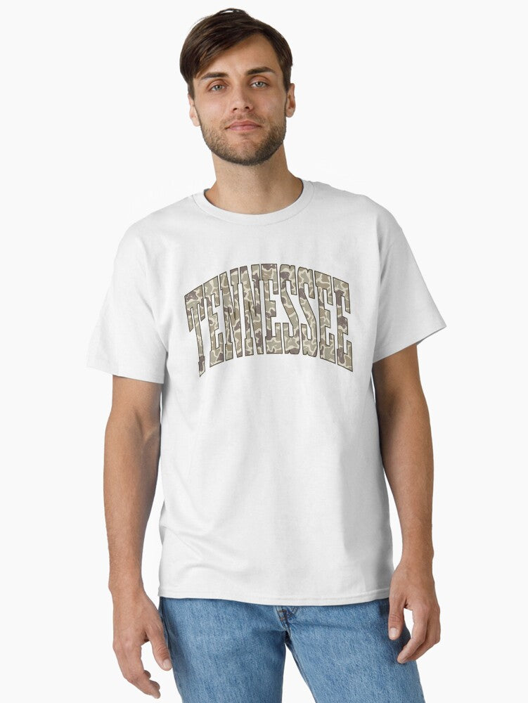 Tennessee Retro Camo Classic T Shirt T Shirt High Search Demand Streetwear Essential