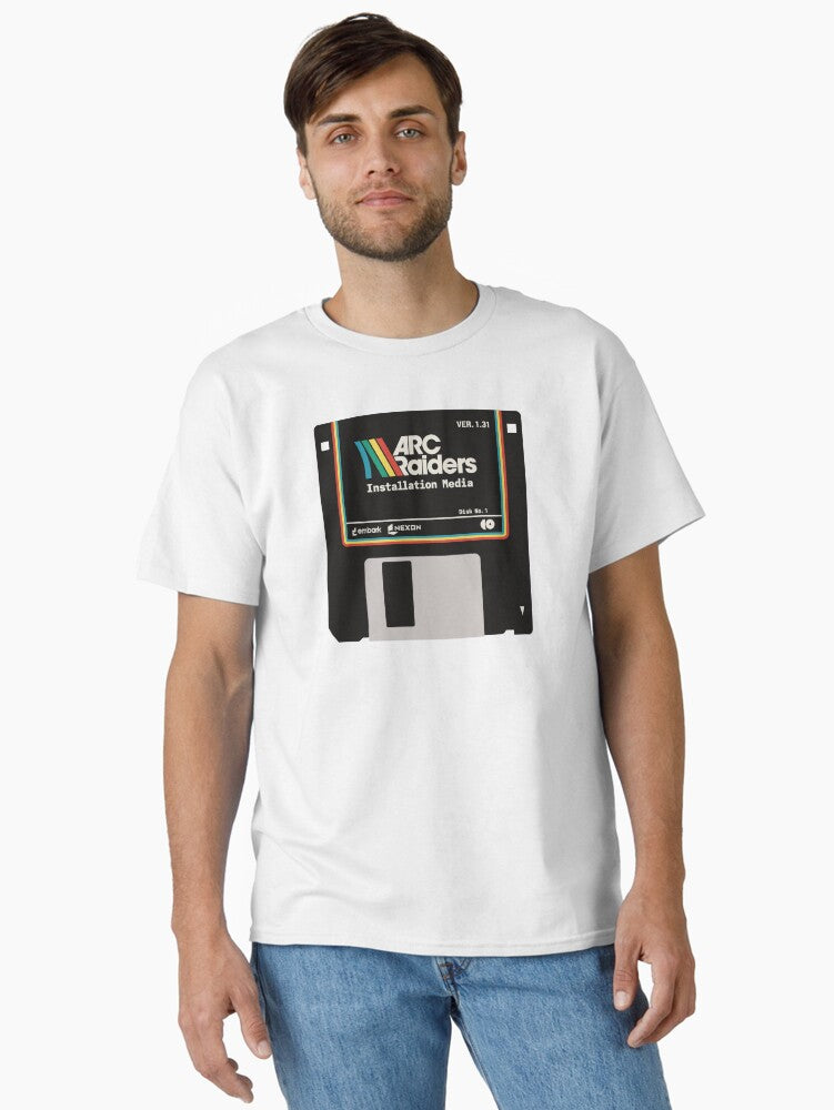 Arc Raiders Floppy Disk Classic T Shirt T Shirt Viral US Style Daily Comfort Wear