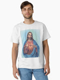 Sacred Heart of Jesus Classic Shirt T Shirt Clean Design