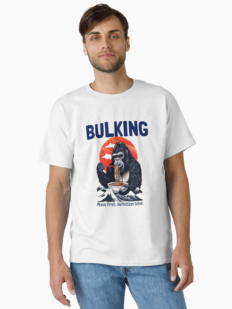 Mass first definition later Bulking fitness Classic T Shirt T Shirt Minimal Style