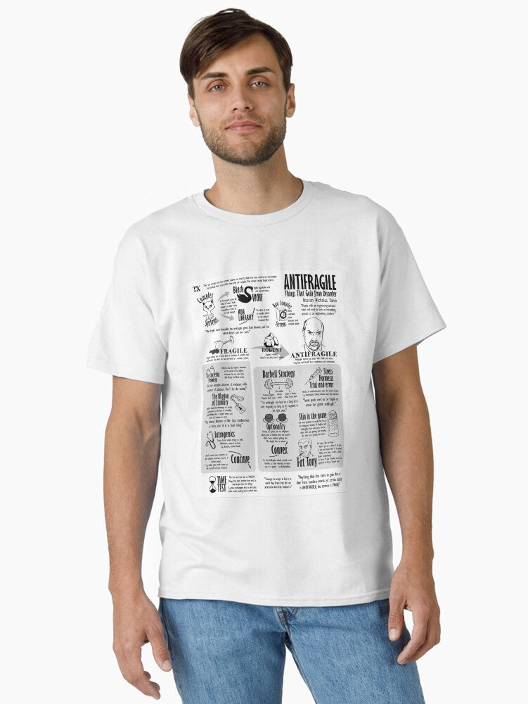 Visual Book Antifragile Nassim N Taleb Classic T Shirt T Shirt Premium Quality Streetwear Essential