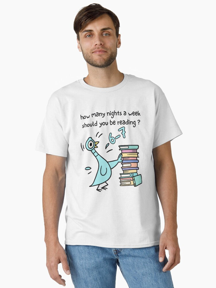 How Many Nights A Week Should You Be Reading 6 7 Teacher Six Seven 67 Classic T Shirt T Shirt Trending 2025 Hot Search U