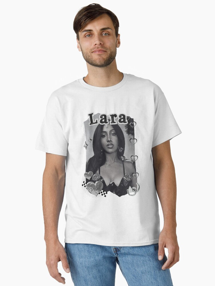 KATEYE Lara Kpop Y2K Group Black and White Collage Digital Art Portrait Classic T-Shirt