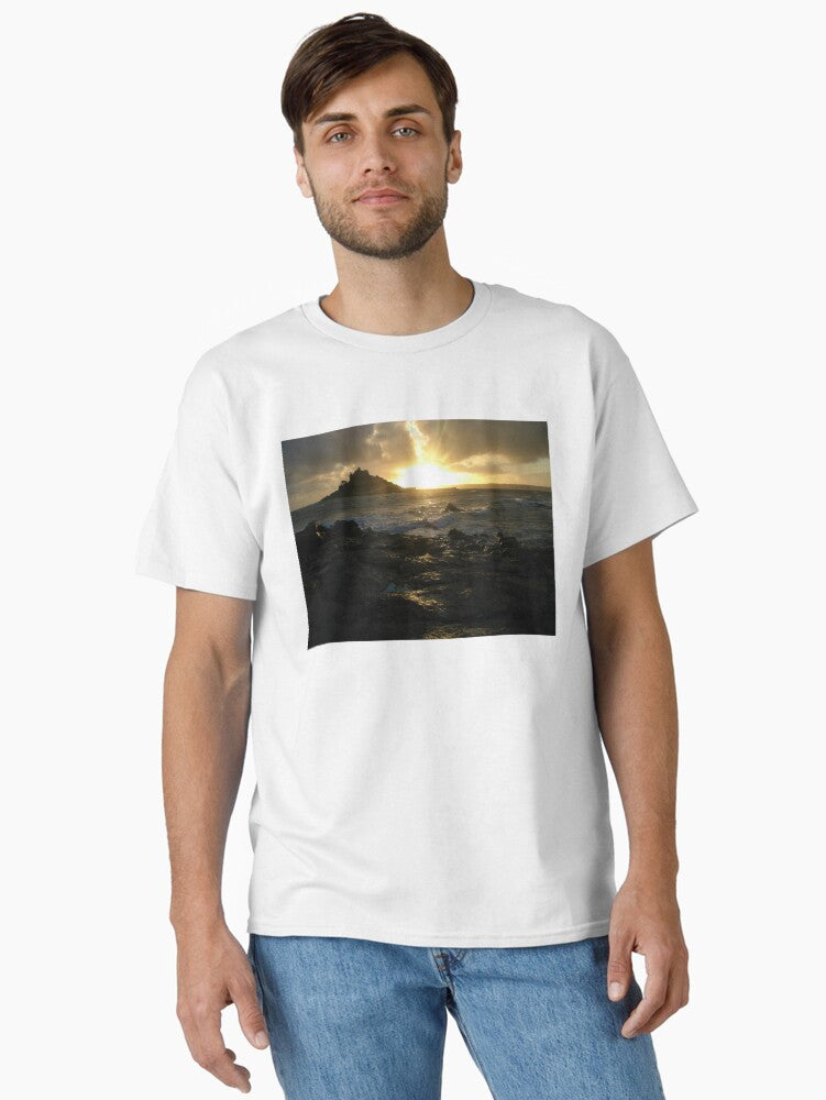 St s Mount Cornwall Classic T Shirt T Shirt Minimal Artwork
