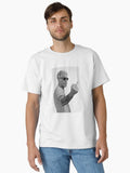 Middle Finger Bourdain Classic T Shirt T Shirt Comfort Fit Modern Aesthetic