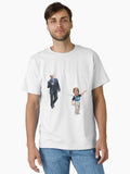 Little Trump On Leash with Putin Never Trump Classic Shirt T Shirt Peace Message