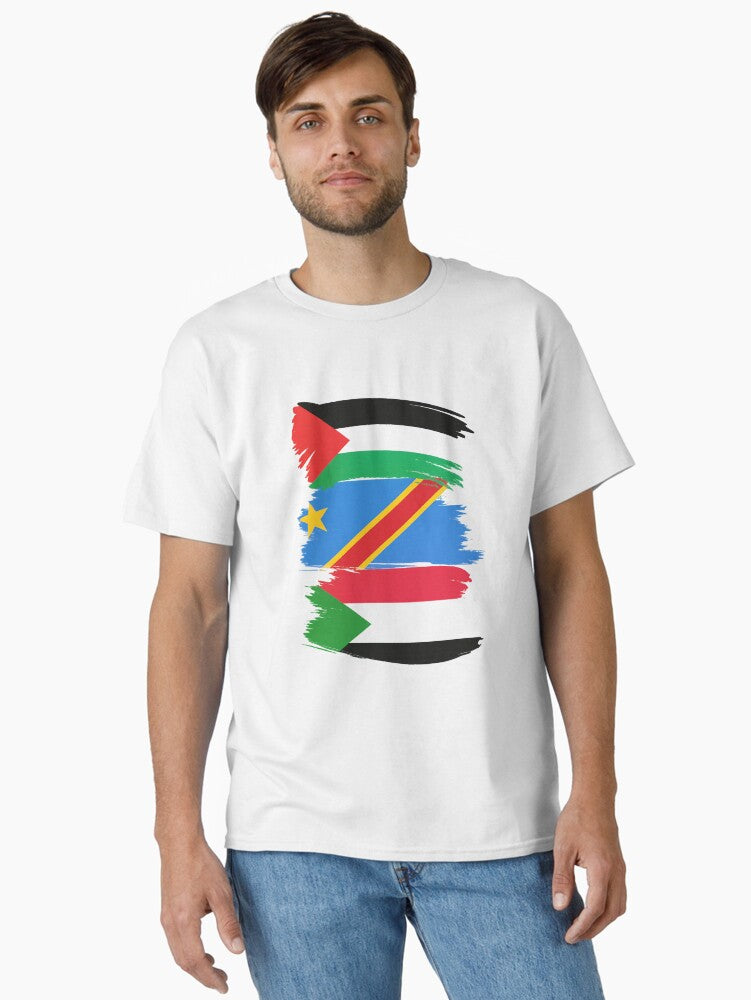 FREE PALESTINE GAZA FREE SUDAN FREE CONGO fight for justice Classic Shirt T Shirt Gift Ready