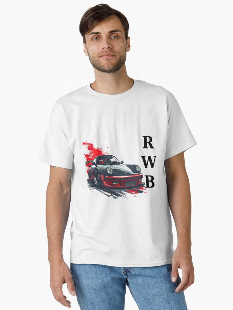 Black Red RAUH Welt Classic T Shirt T Shirt Premium Print Hot Right Now