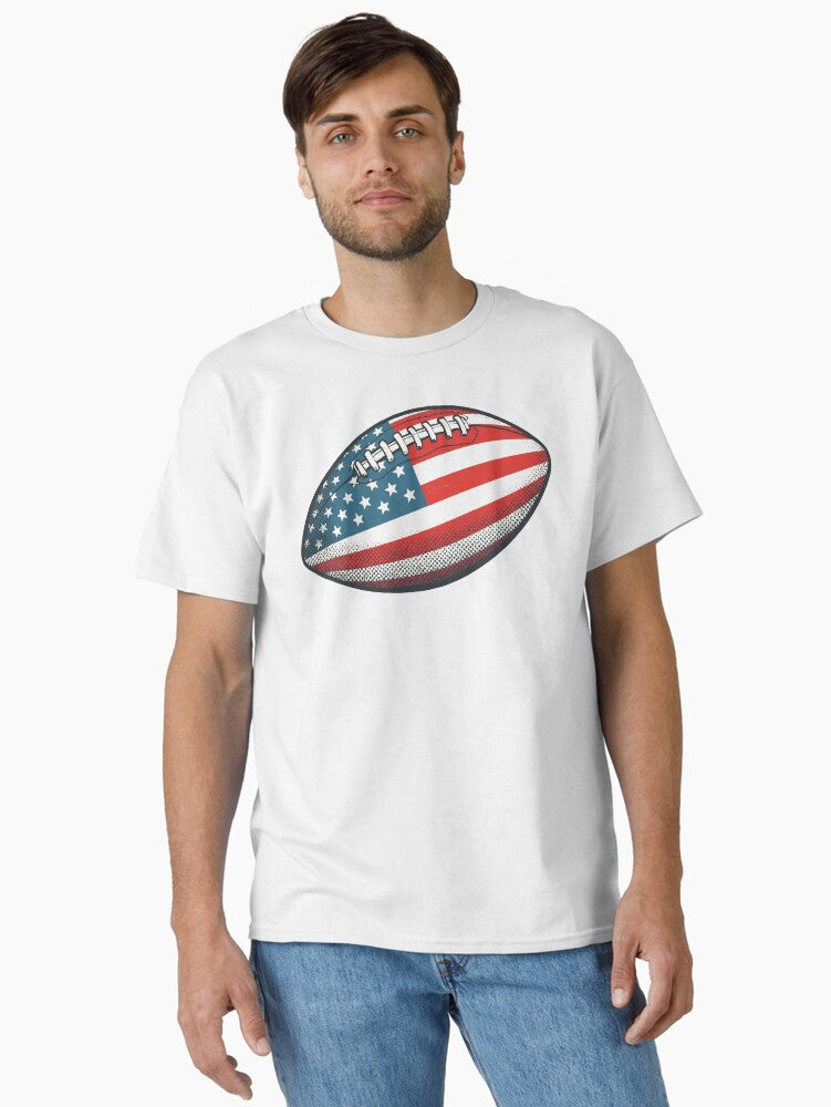 Vintage Retro Comic Styled Patriotic American Flag Ball Classic T Shirt T Shirt High Search Demand Limited Drop Feel
