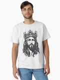 Jesus Christ Wearing the Crown of Thorns Classic Shirt T Shirt Minimal Style