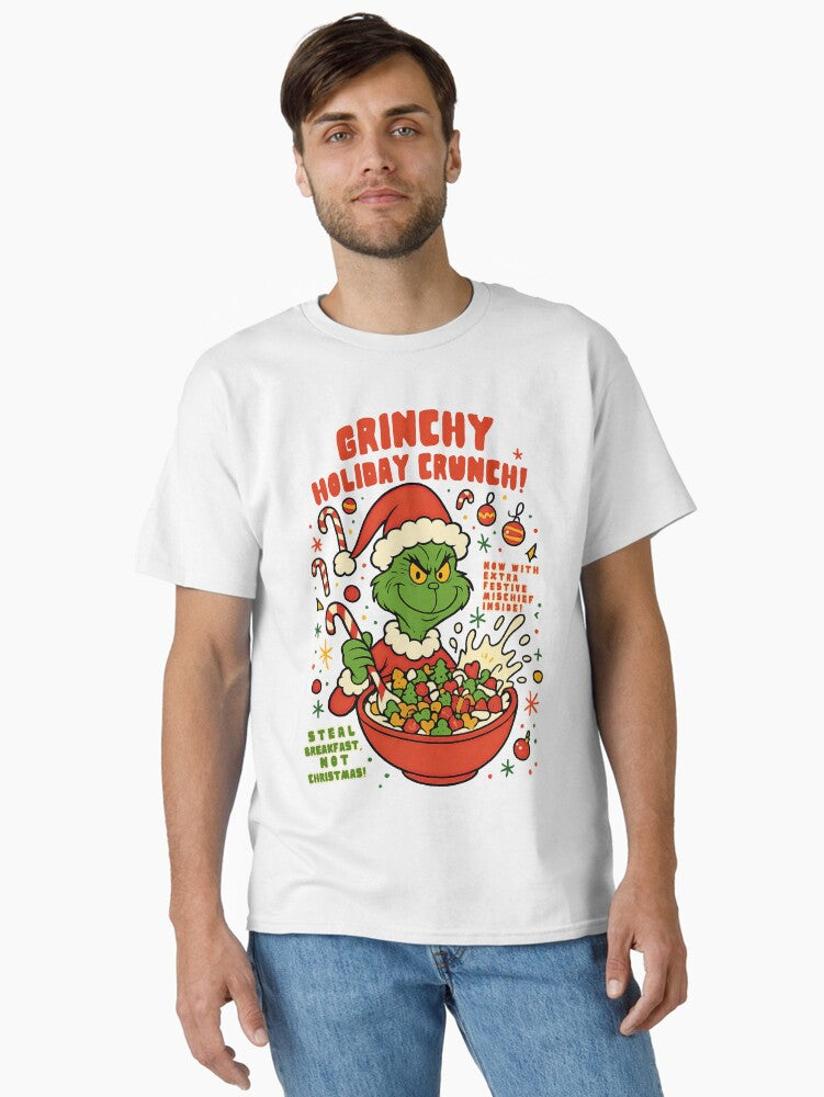 Grinch Christmas Cereal Box Classic T Shirt T Shirt Holiday Trending Christmas Season Pick