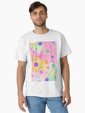 80s pop retro memphis PINK Classic T-Shirt | Premium Unisex T-Shirt, Trending Graphic Tee