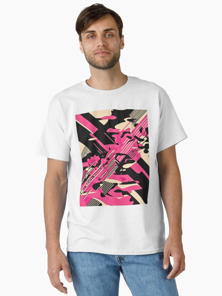 Pink Camo Pattern Abstract Camouflage Classic T Shirt T Shirt Trending 2025 High CTR Pick