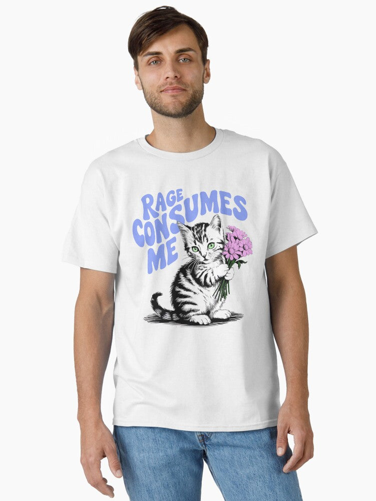 Rage Consumes Me Classic T-Shirt | Premium Unisex T-Shirt, Trending Graphic Tee