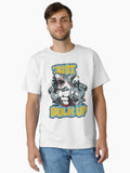 Just Bulk Up Bodybuilding Gym Workout Shark Classic T Shirt T Shirt Premium Print