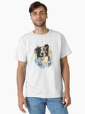 Border Collie Splashing In Water