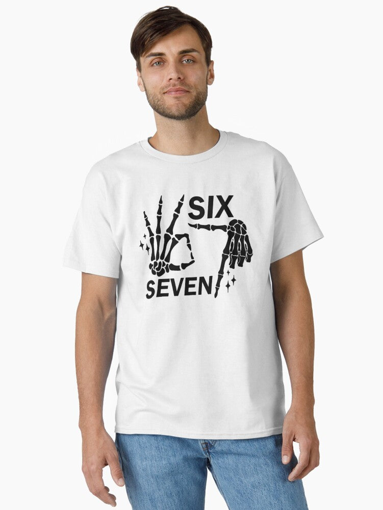 Six Seven Skeleton Hands Classic T-Shirt