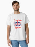 Croydon London Stylish Prints Classic Shirt T Shirt Clean Design
